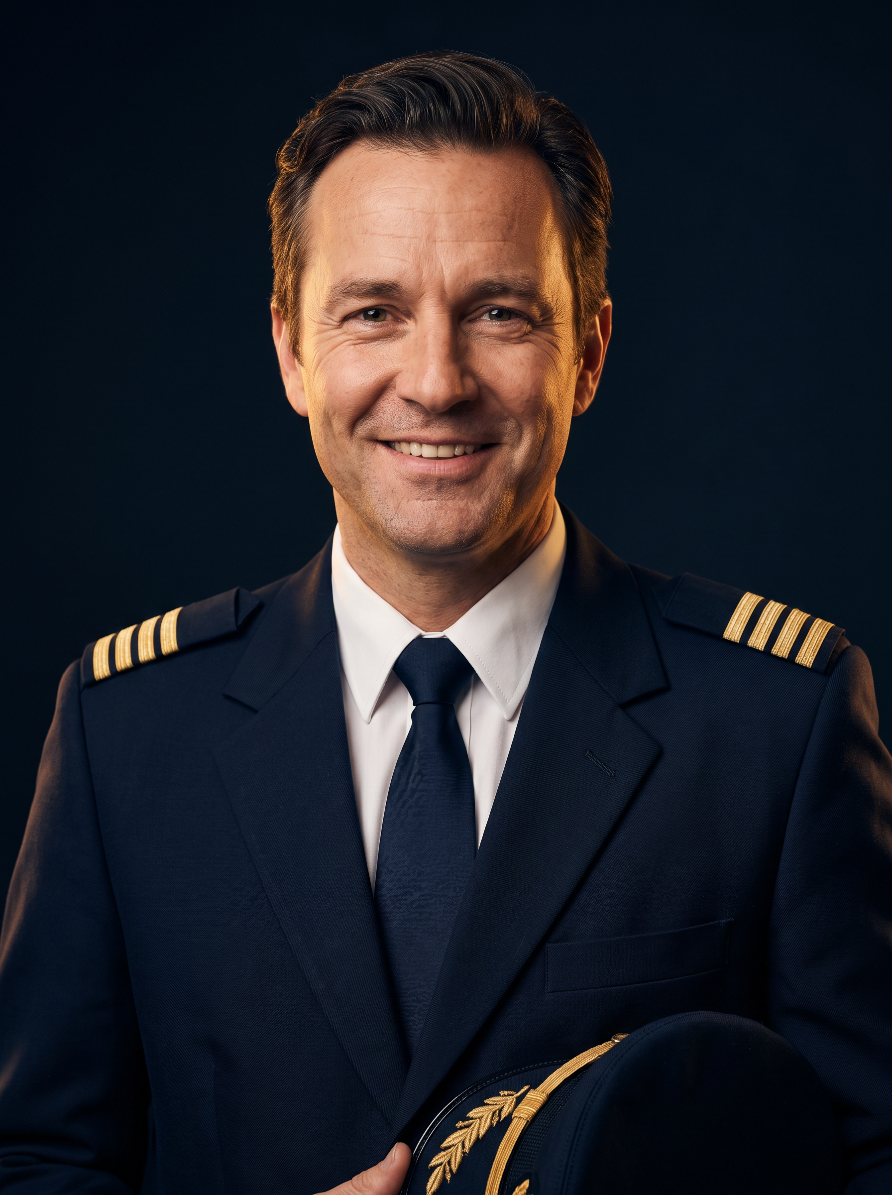 Captain James Hartwell, commercial airline pilot.